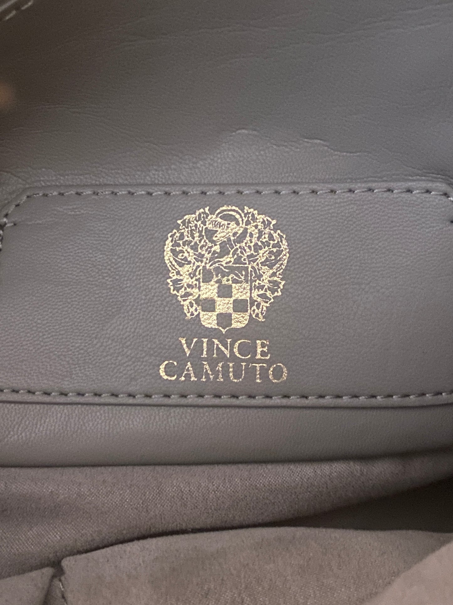 Vince Camuto Large Handbag Leather & Cow Hair W/ Animal Print