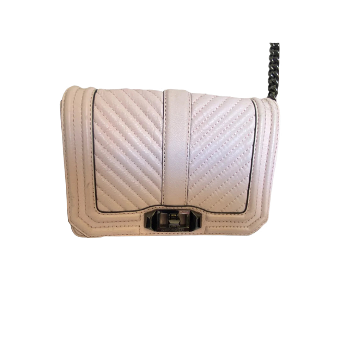 Rebecca Minkoff Chevron Quilted Love Crossbody