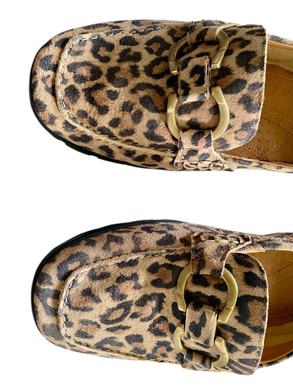 New Easy Spirit Suede Animal Print Shoe 7.5