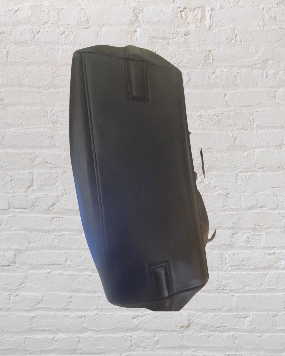 DKNY  Black Leather Bucket Bag