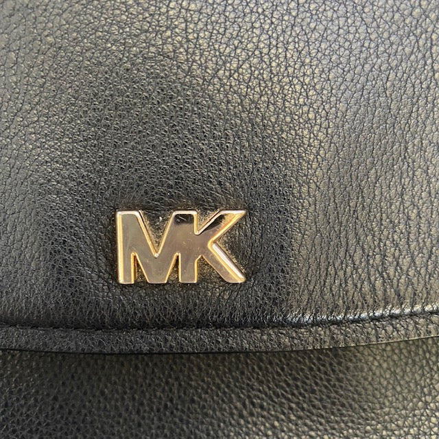Michael Kors Black Leather Cross Body Handbag