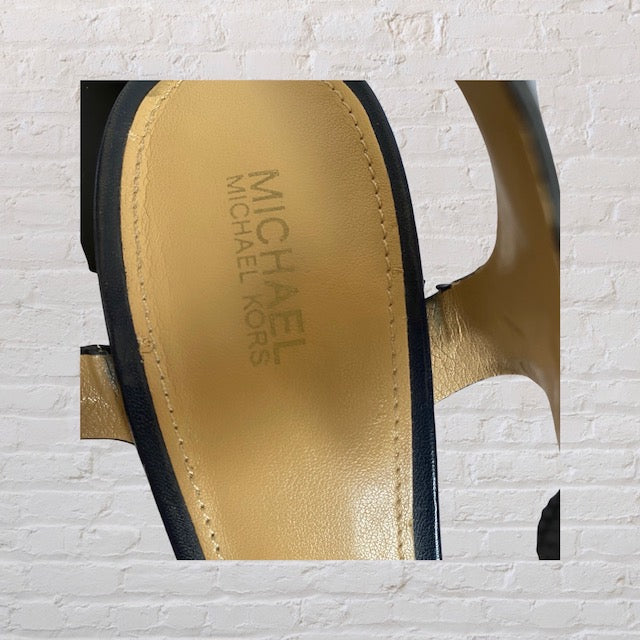 Designer Michael Kors Tara Flower Platform Sandal Size 7